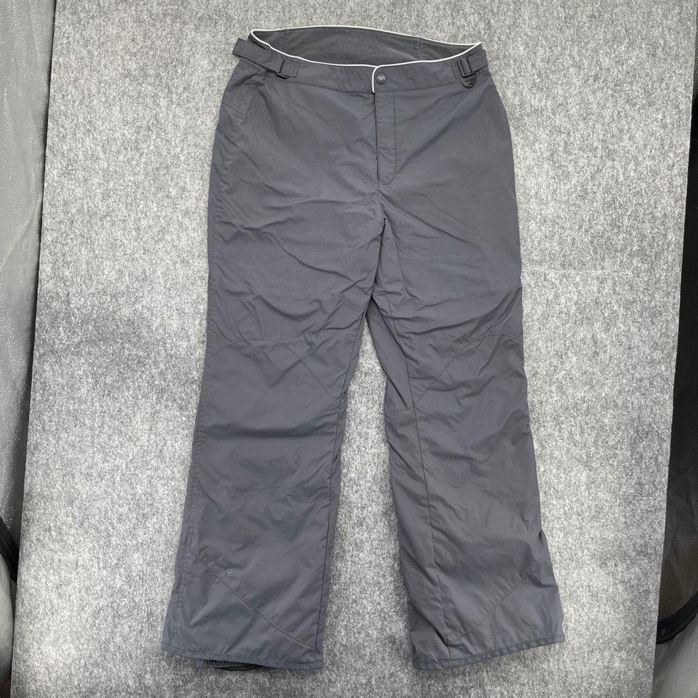 Columbia Vertex Snow Pants Womens Large Gray Insulated Ski Snowboard Trousers